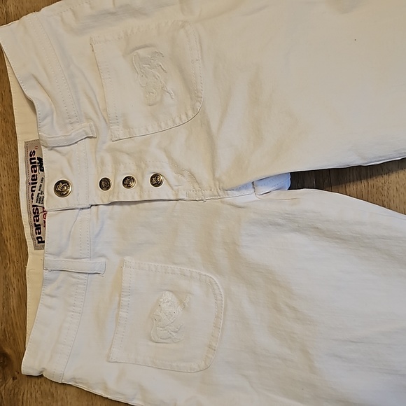 Parasuco Jeans Y2K Vintage Women's Extreme Fit White Jeans Sz 27 EUC - Picture 2 of 11
